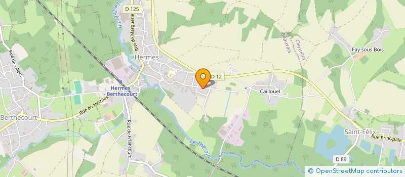 localisation de l'entreprise SARL A LA FORET  HERMES