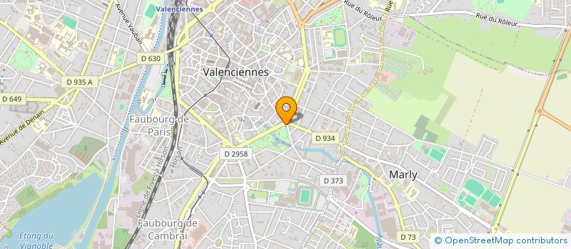 localisation de l'entreprise SARL A LA POMME D ORANGE  VALENCIENNES