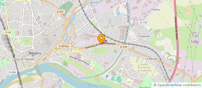 localisation de l'entreprise SARL A LA RIOTTE RESTAURANT à NEVERS