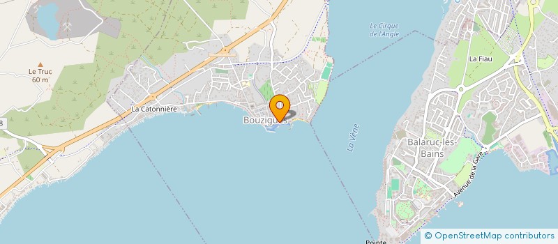 localisation de l'entreprise SARL A LA VOILE BLANCHE  BOUZIGUES