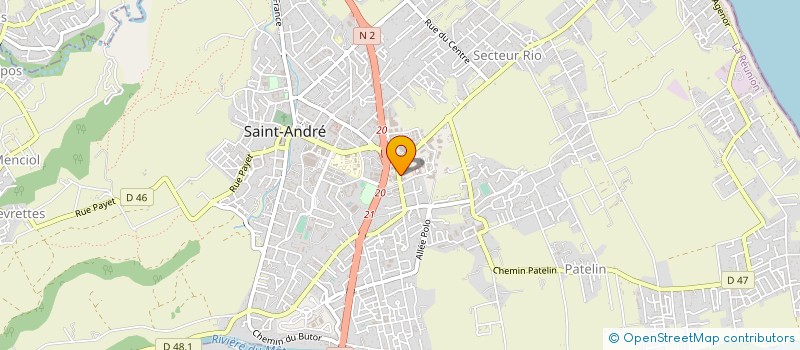 localisation de l'entreprise SARL A.M-2 à SAINT-ANDRE