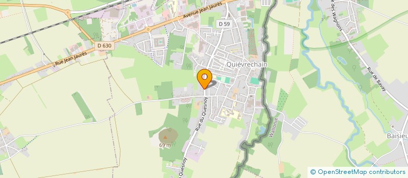 localisation de l'entreprise SARL A M à QUIEVRECHAIN