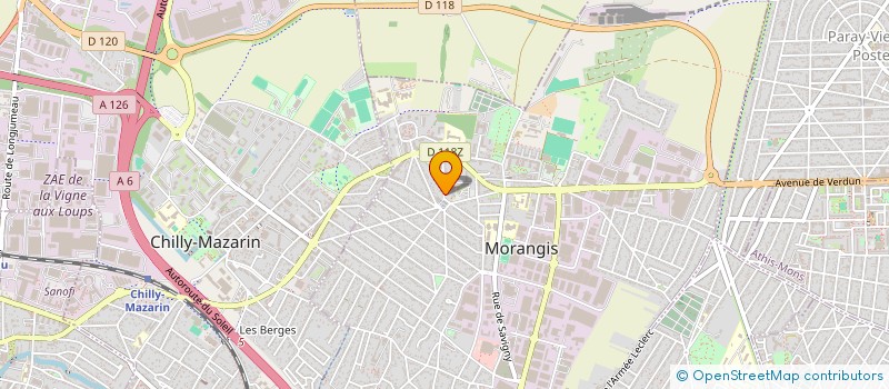 localisation de l'entreprise SARL A M à MORANGIS
