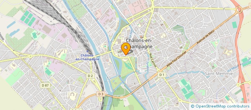 localisation de l'entreprise SARL A.M. COURTAGE  SAINT-QUENTIN