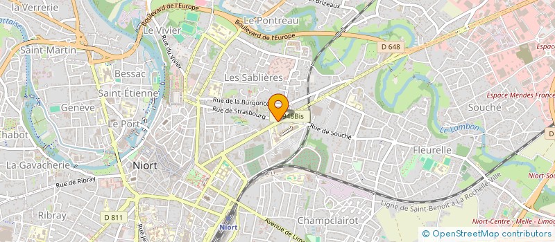 localisation de l'entreprise SARL A.M.T.C à NIORT