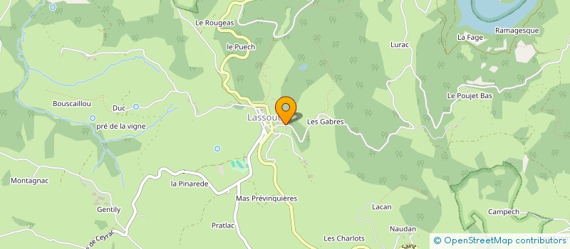 localisation de l'entreprise SARL A.P.B.  ESPALION