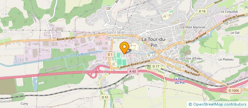 localisation de l'entreprise SARL A.P.M.I.C  SAINT-CLAIR-DE-LA-TOUR