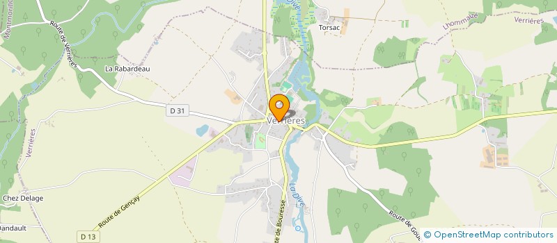 localisation de l'entreprise SARL A.P.S(ASSISTANCE PROTECT SECURITE)  VERRIERES