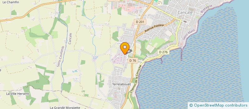 localisation de l'entreprise SARL A. PROD'HOMME à CANCALE