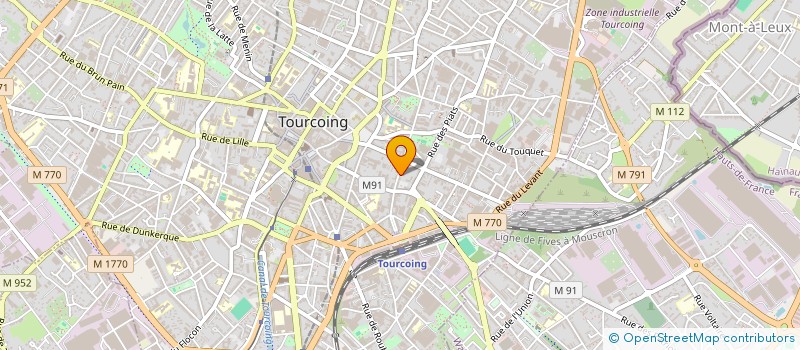 localisation de l'entreprise SARL A R INGENIERIE REALISATIONS TRAVAUX à TOURCOING