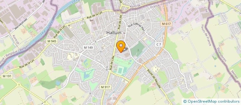 localisation de l'entreprise SARL A R RENOVATION  HALLUIN