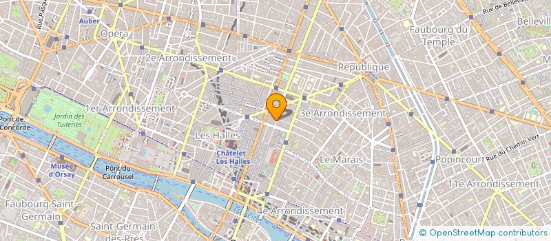 localisation de l'entreprise SARL A'RHUM à PARIS