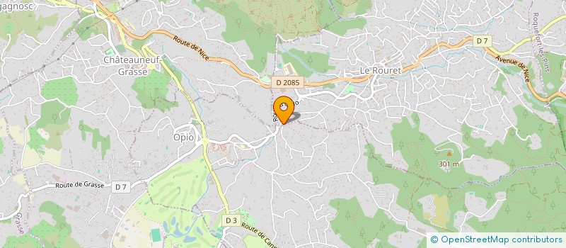 localisation de l'entreprise SARL A.S.B.  LE ROURET