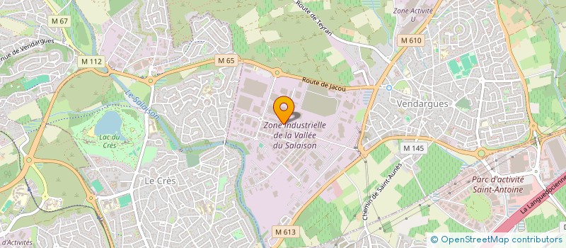 localisation de l'entreprise SARL A.S.E. à VENDARGUES