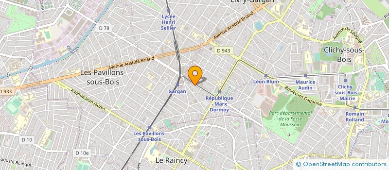 localisation de l'entreprise SARL A.S.S.E.R.  LIVRY-GARGAN