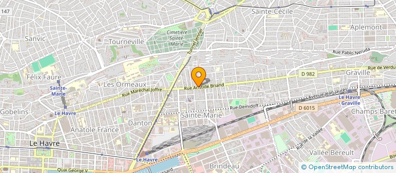 localisation de l'entreprise SARL A.S STYLE  LE HAVRE