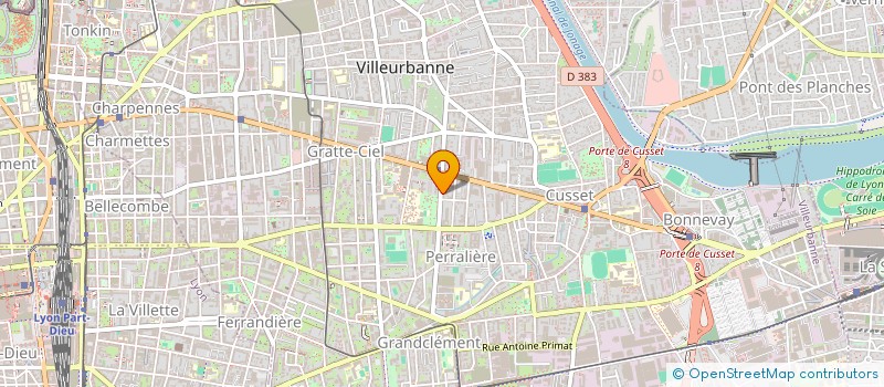 localisation de l'entreprise SARL A SIMON  VILLEURBANNE