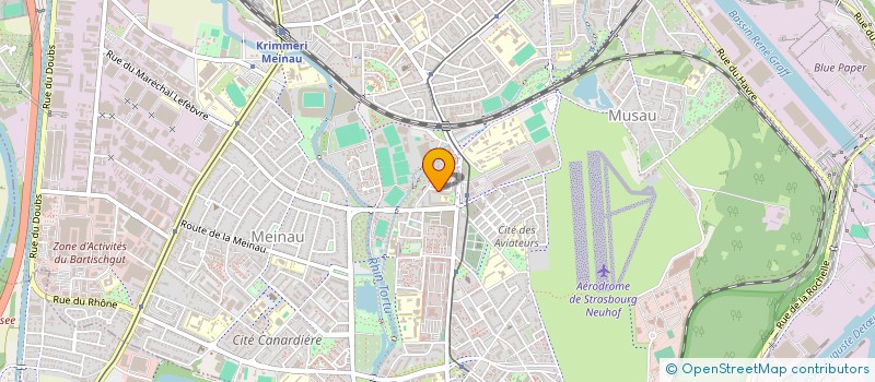 localisation de l'entreprise SARL A.T.A  STRASBOURG