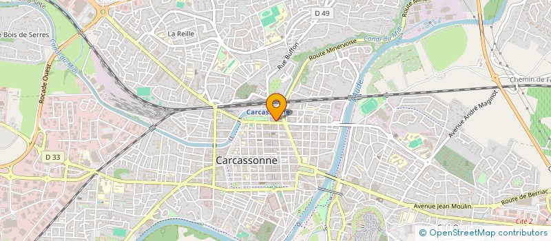 localisation de l'entreprise SARL A.T.C  CARCASSONNE