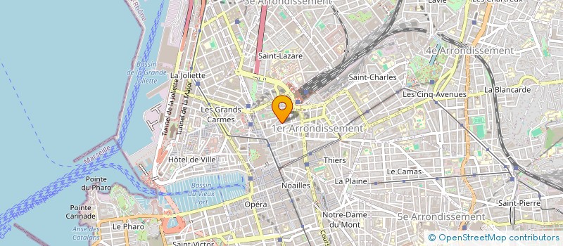 localisation de l'entreprise SARL A.T.ELEC à MARSEILLE