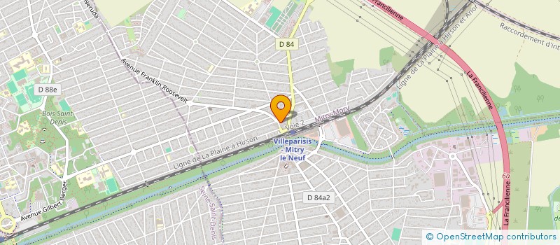 localisation de l'entreprise SARL A.T. INTERNATIONAL  MITRY-MORY