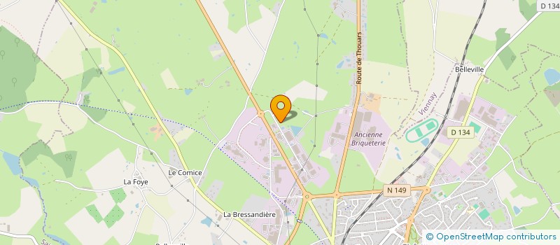 localisation de l'entreprise SARL A T M S  CHATILLON SUR THOUET