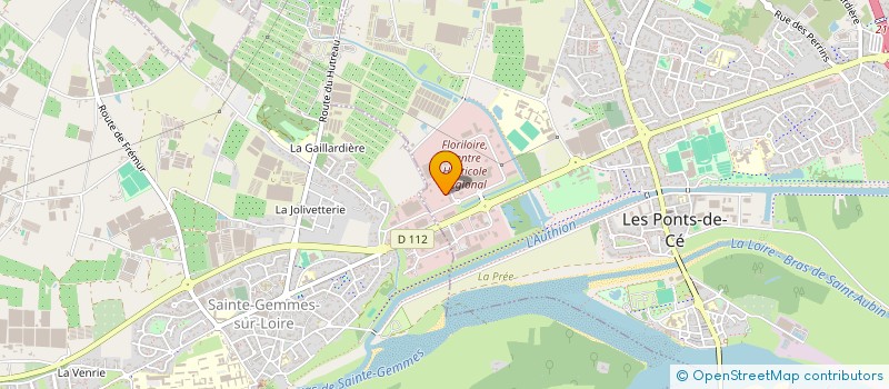 localisation de l'entreprise SARL A T P  SAINTE-GEMMES-SUR-LOIRE