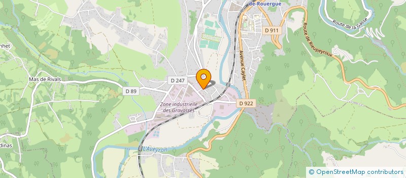 localisation de l'entreprise SARL A.T.V.  VILLEFRANCHE-DE-ROUERGUE