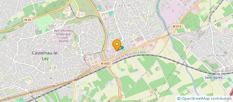 localisation de l'entreprise SARL A TABLE  LE CRES