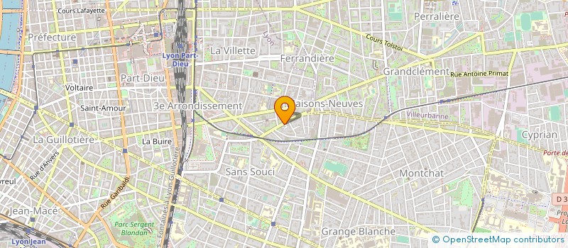 localisation de l'entreprise SARL A TEX  LYON