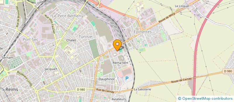 localisation de l'entreprise SARL A.V.R.  REIMS