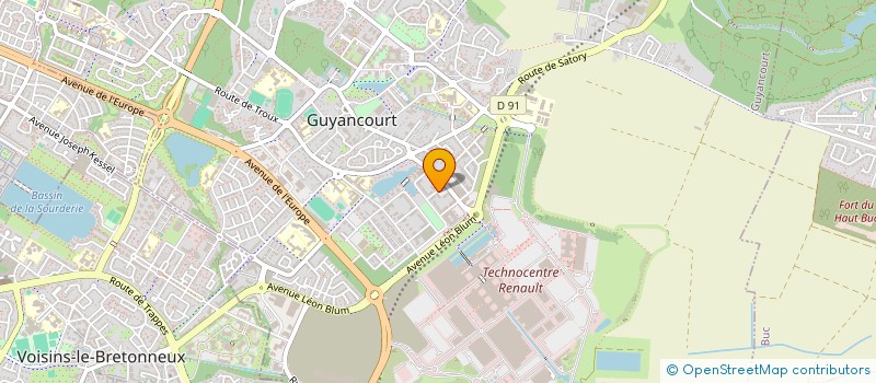 localisation de l'entreprise SARL A VOS GOUTS ET COULEURS  MONTIGNY-LE-BRETONNEUX