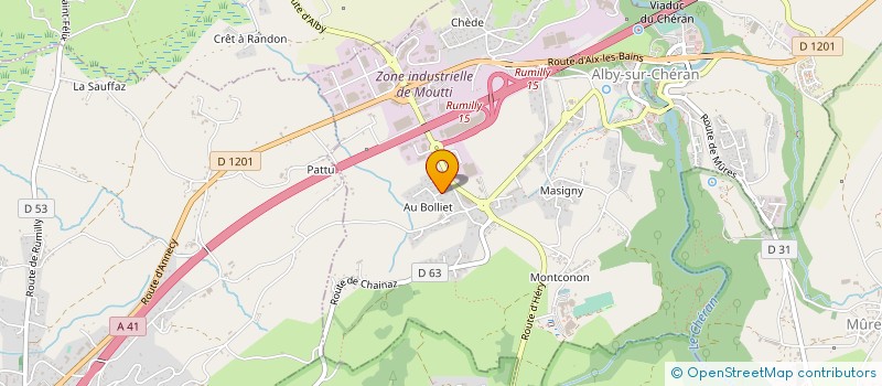 localisation de l'entreprise SARL A VOS SOUHAITS  ALBY-SUR-CHERAN