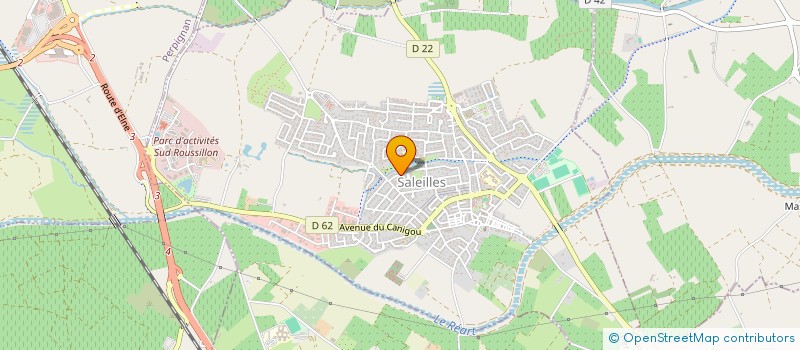localisation de l'entreprise SARL A VOTRE SERVICE à SALEILLES