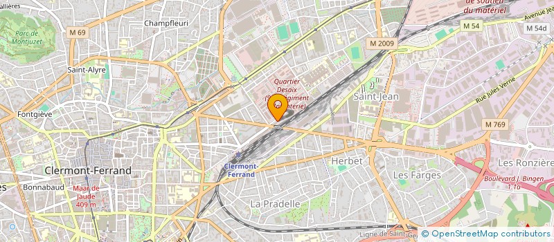 localisation de l'entreprise SARL A VOTRE SERVICE à CLERMONT-FERRAND