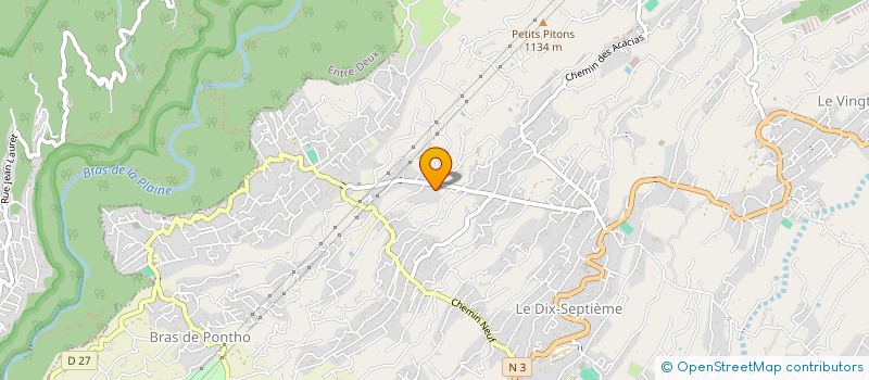 localisation de l'entreprise SARL A ZOT TRANSPORT  LE TAMPON