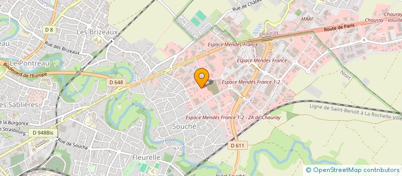 localisation de l'entreprise SARL A2'G à NIORT