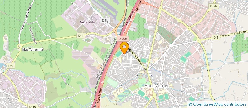 localisation de l'entreprise SARL A2B à PERPIGNAN