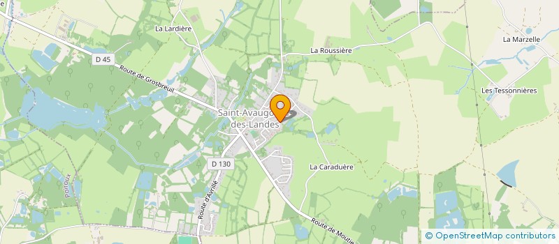 localisation de l'entreprise SARL A2B SERVICE  AVRILLE