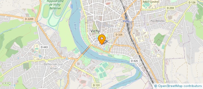 localisation de l'entreprise SARL A2D à VICHY