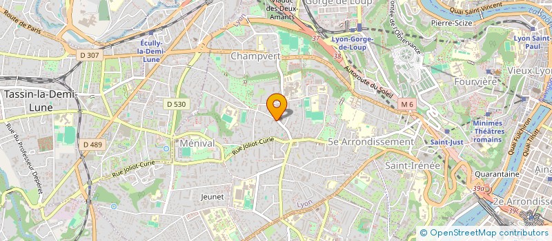 localisation de l'entreprise SARL A2F à LYON