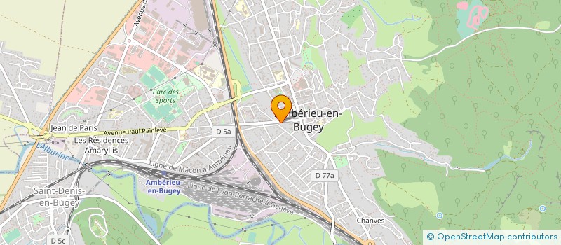 localisation de l'entreprise SARL A2P IMMO à AMBERIEU-EN-BUGEY