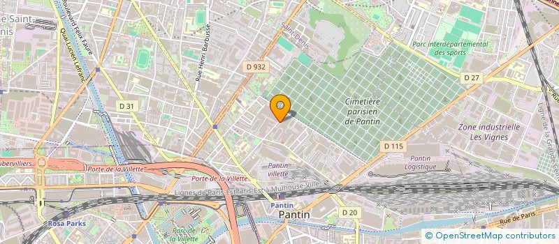 localisation de l'entreprise SARL A2ZDB à PANTIN