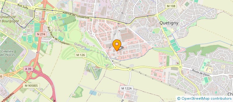 localisation de l'entreprise SARL A3 CONCEPTS SERIGRAPHIE  QUETIGNY