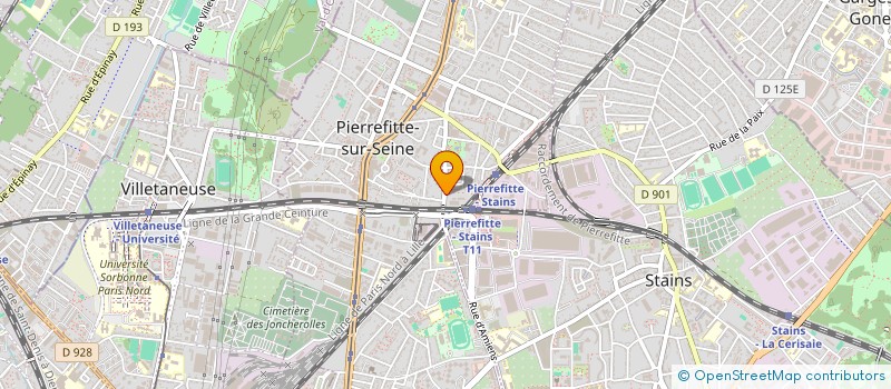 localisation de l'entreprise SARL AAA à PIERREFITTE-SUR-SEINE