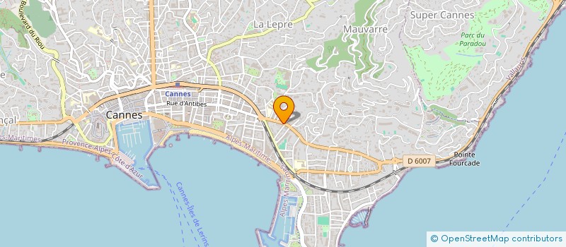 localisation de l'entreprise SARL AAA LOCATION à CANNES