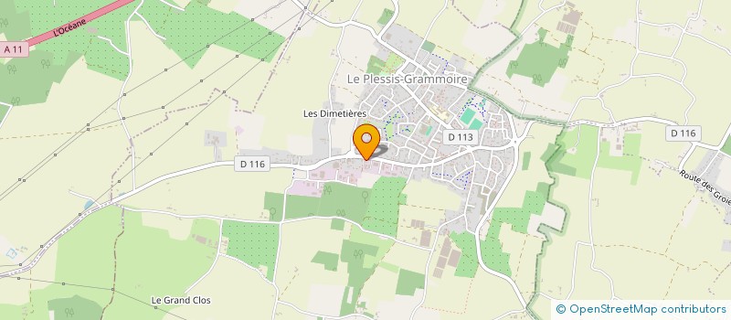 localisation de l'entreprise SARL AAGATE à LE PLESSIS-GRAMMOIRE