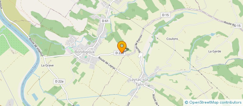 localisation de l'entreprise SARL AB CONCEPT INGENIERIE  BONDIGOUX