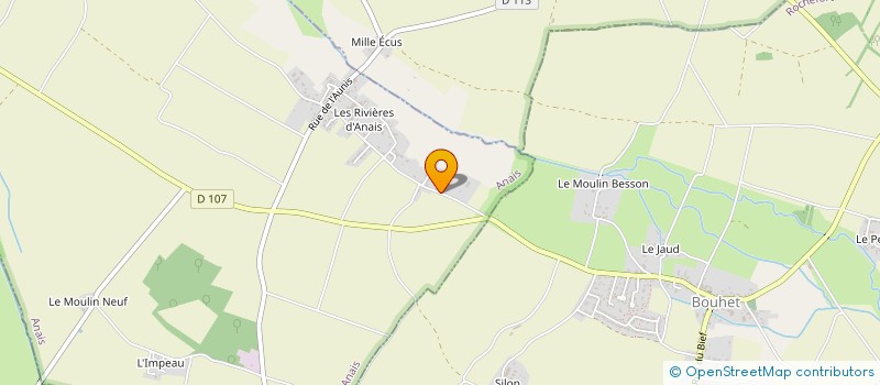 localisation de l'entreprise SARL AB ELECTRICITE à ANAIS