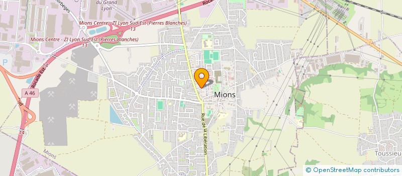 localisation de l'entreprise SARL AB FACADE à MIONS